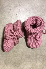 Oma Netty slofjes merino wol antique pink