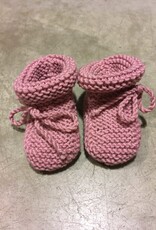 Oma Netty slofjes merino wol antique pink