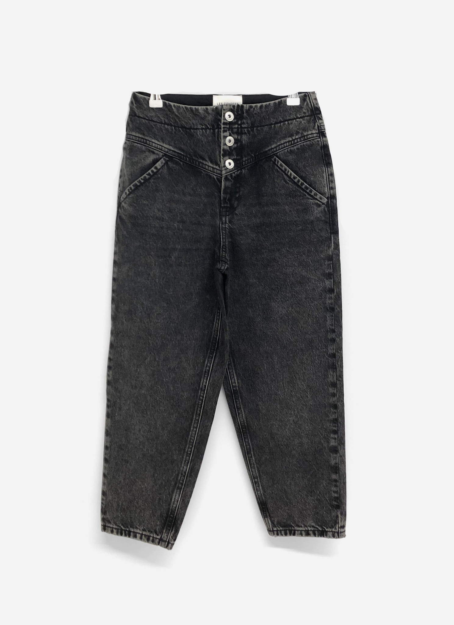 marge black acid denim wash Pomme de Jus Les Coyotes De Paris Pomme de Jus