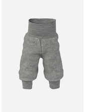 Engel Natur baby pants long with waistband - light grey melange