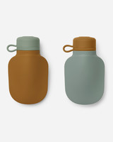 Liewood silvia smoothie bottle   mustard / peppermint mix