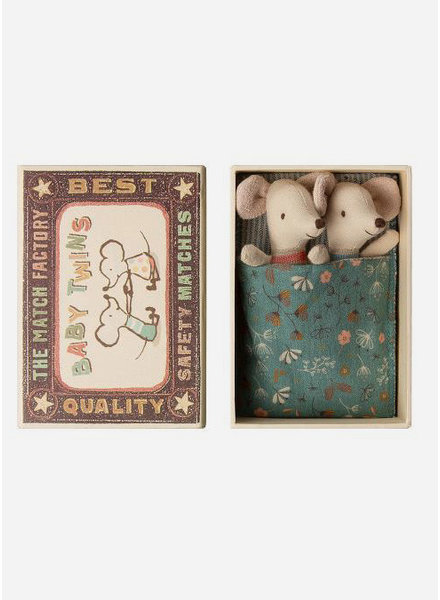 Maileg baby mice -  twins in box