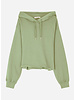 Designer Remix Girls willie cropped hoodie matcha green