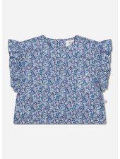 Repose misty ruffle top liberty graphic flower