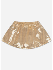 Repose mini skirt warm golden shimmer