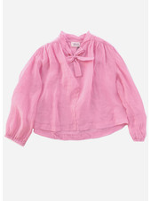 Long Live The Queen bow blouse pink