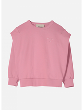 Finger in the nose carly pink rounded effect sweater