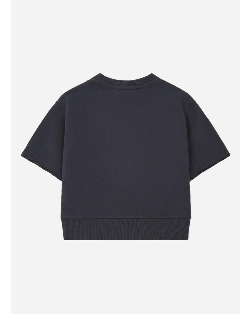 Hundred Pieces short sleeve sweatshirt off black   F62024-AB