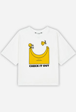 Hundred Pieces check it out t-shirt off white