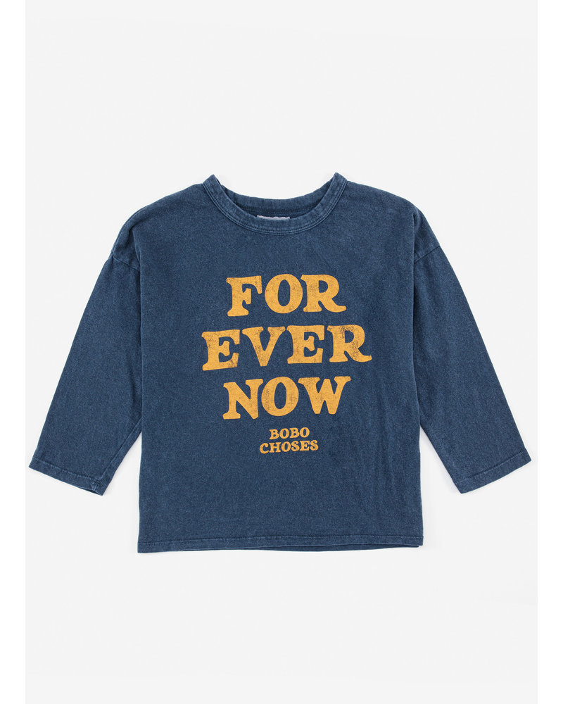 Bobo Choses forever now yellow long sleeve t shirt