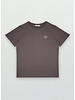 The New Society logo embroidery tee plum