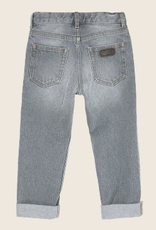 Finger in the nose ollibis light grey denim tapered jeans