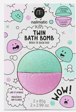 Nailmatic *bath bomb duo pink and lagoon green