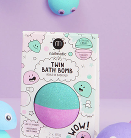 Nailmatic *bath bomb duo pink and lagoon green