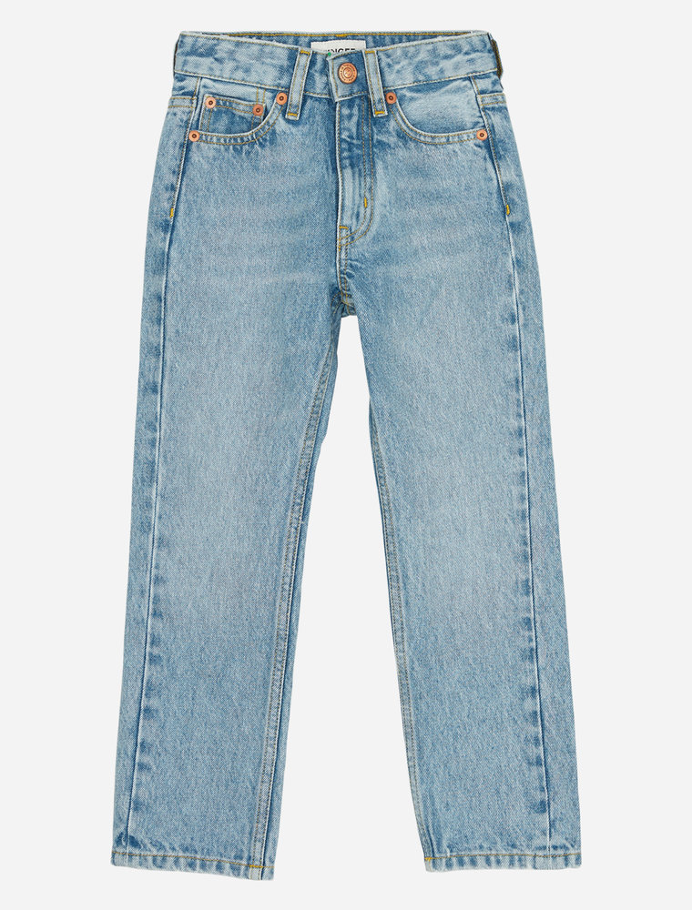 Finger in the nose cher high waist jeans bleached blue