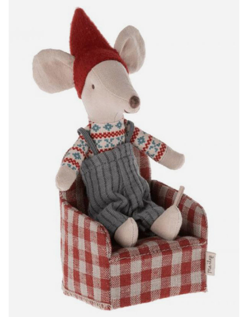 Maileg *chair mouse red