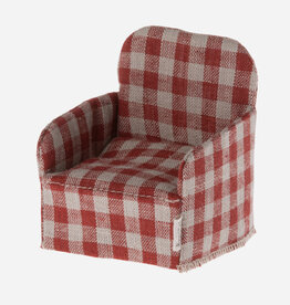 Maileg chair mouse red
