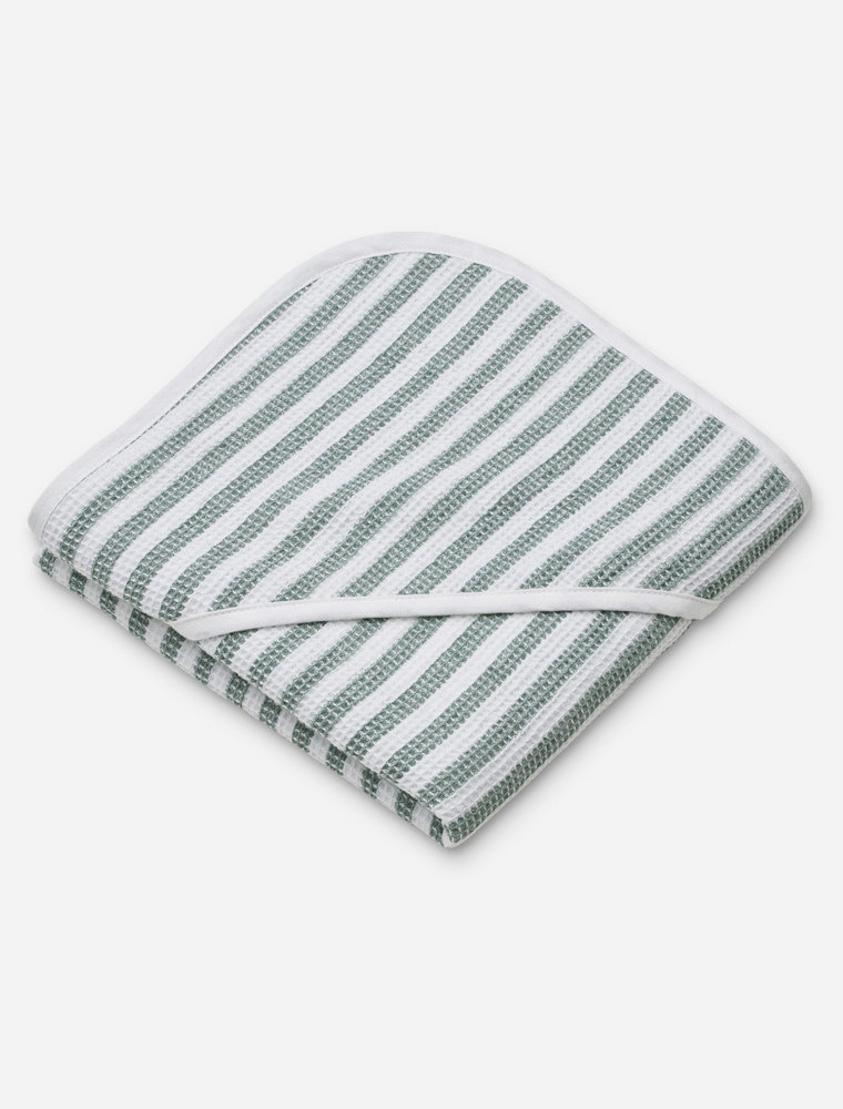 Liewood caro hooded towel stripe