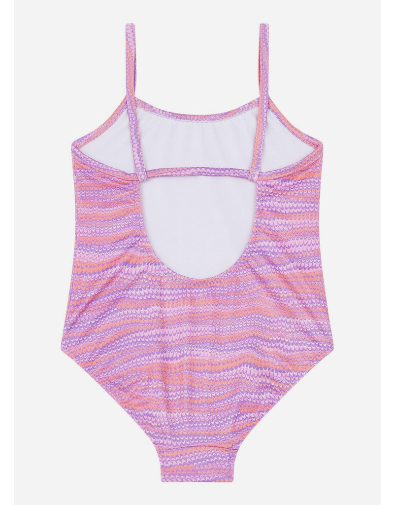 Hundred Pieces mini waves printed swimsuit