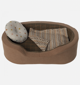 Maileg dog basket, brown