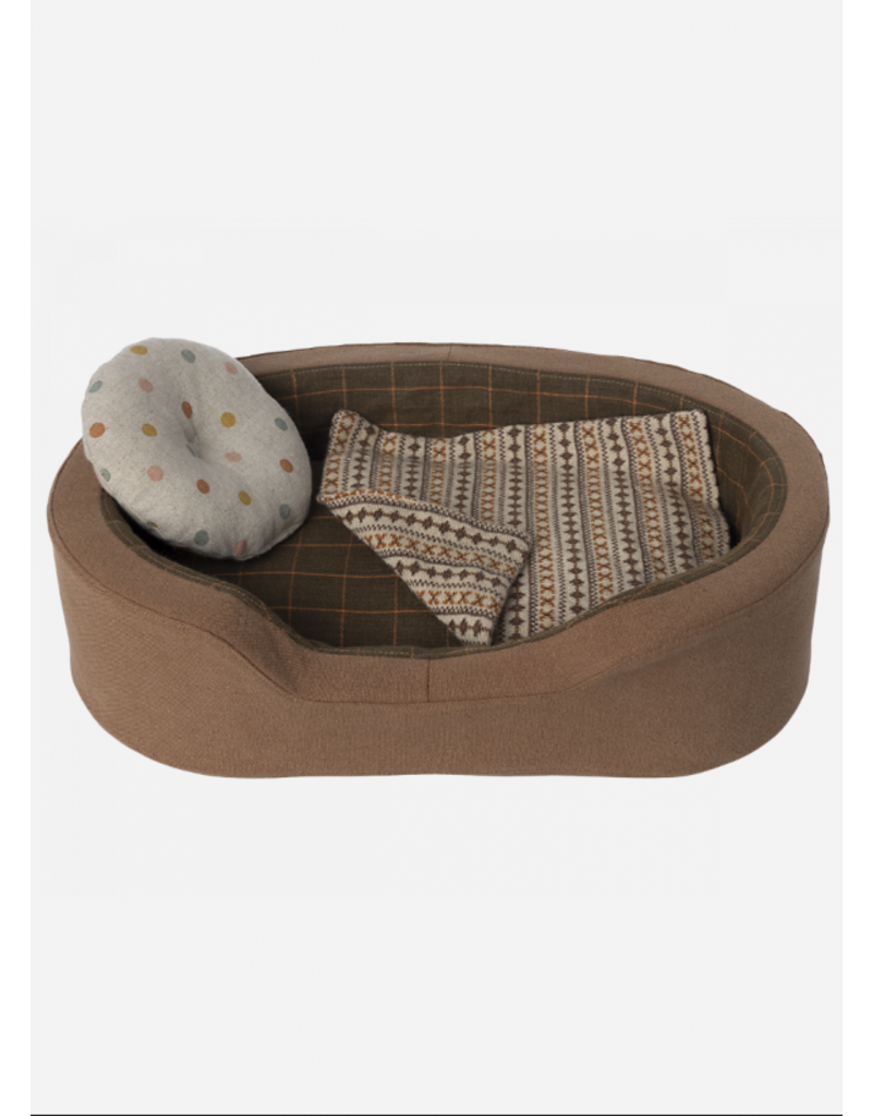 Maileg dog basket, brown