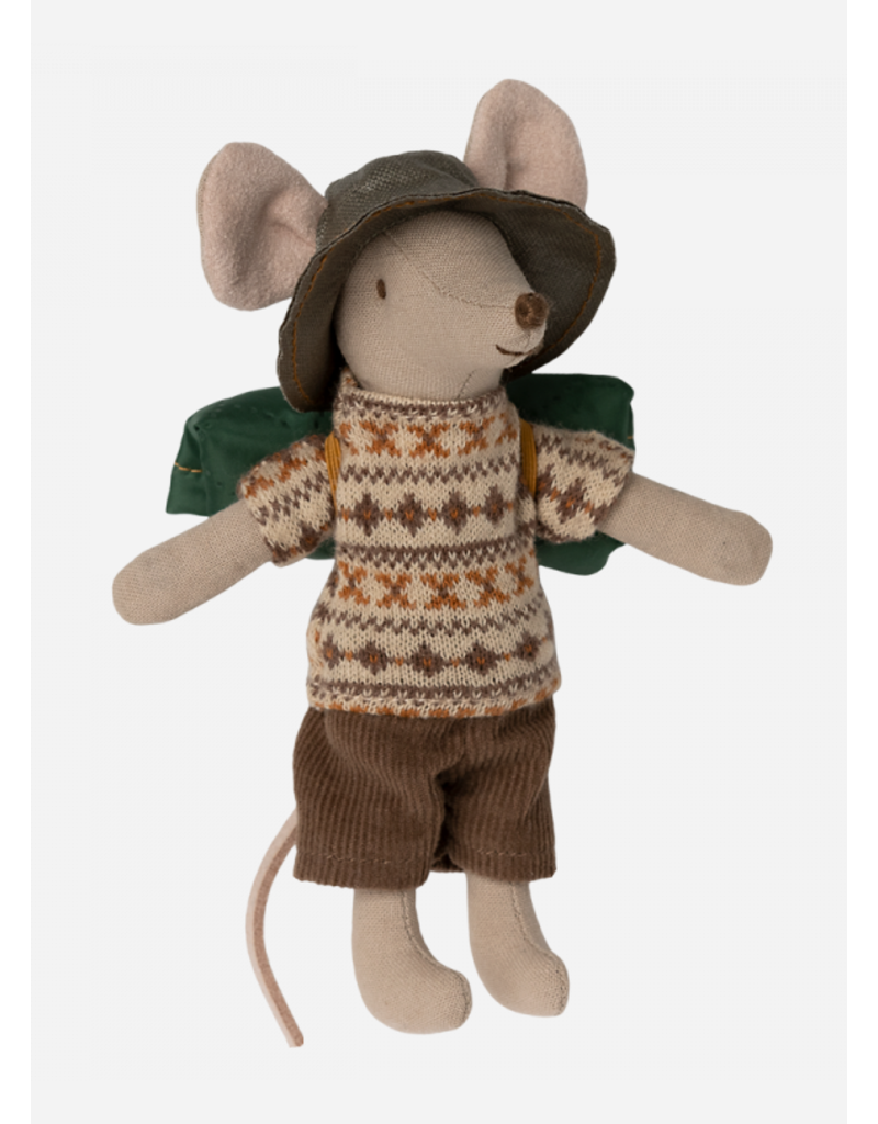 Maileg hiker mouse - big brother