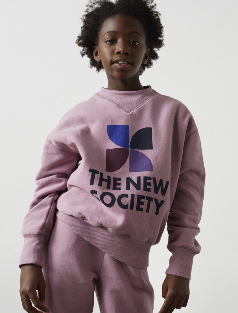 The New Society amara sweater dusty orchid