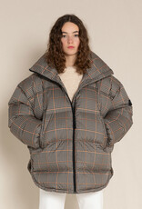 Finger in the nose snowbag hazelnut checkers downjacket