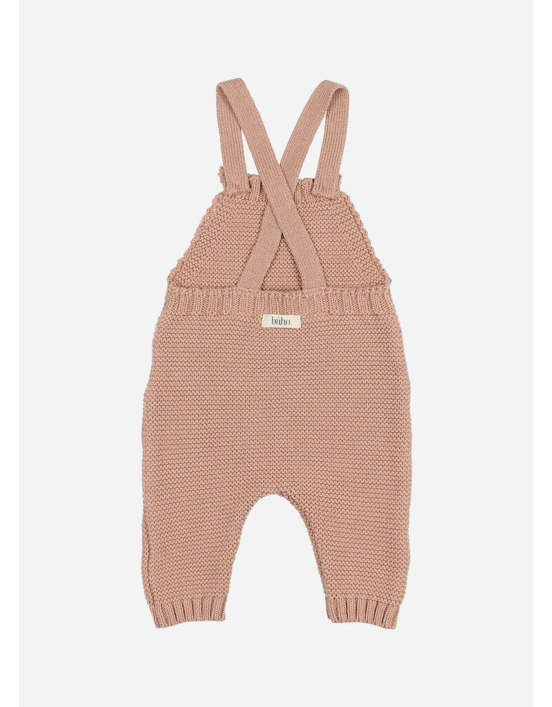 Buho baby knit dungaree antic rose