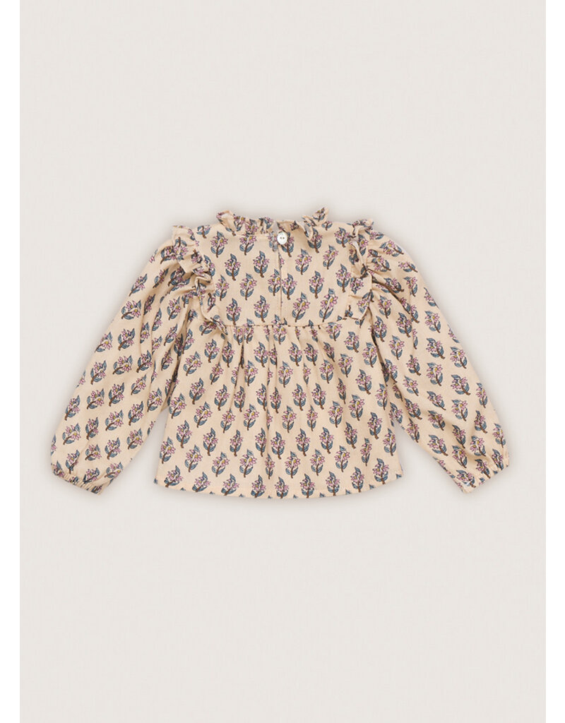 The New Society * baby naina blouse block print