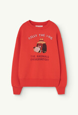 The Animals Observatory bear kids sweatshirt red