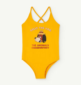 The Animals Observatory octopus kids swimsuit yellow