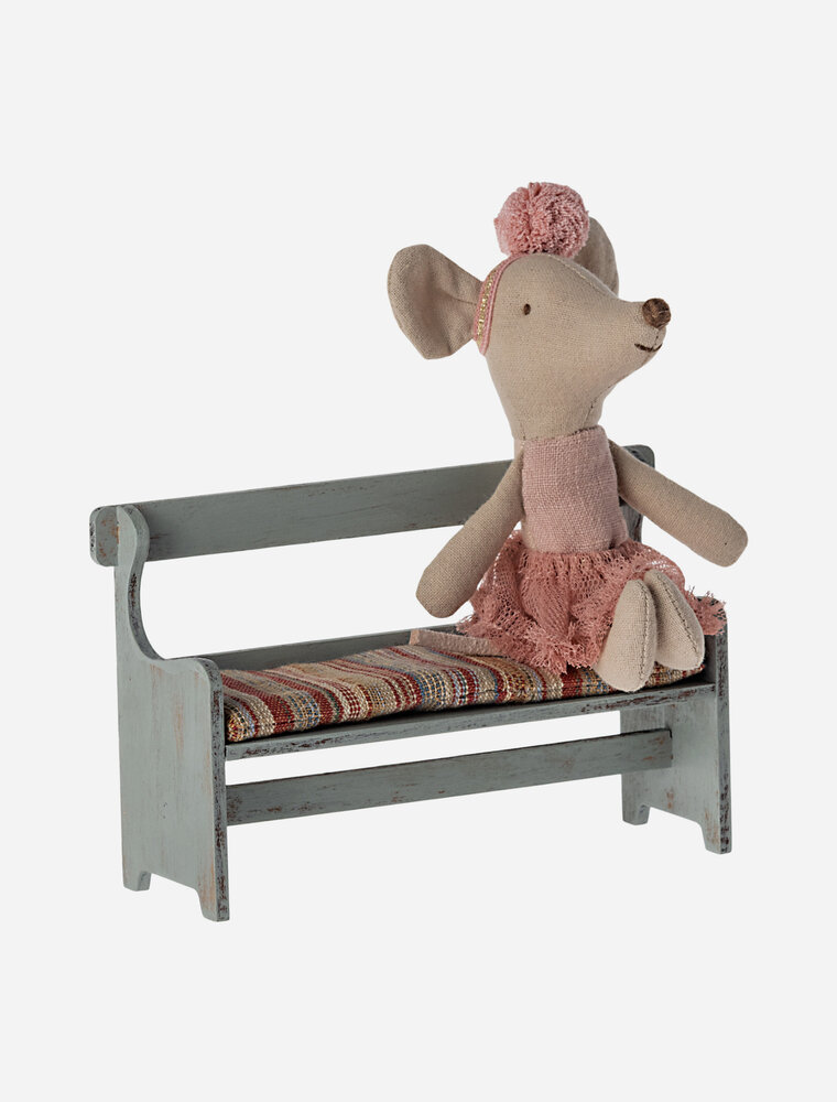 Maileg bench mouse