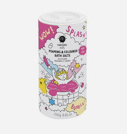 Nailmatic foaming coloured bath salts pink