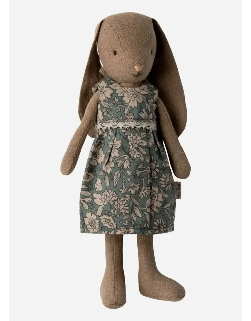 Maileg *bunny size 1 brown dress