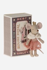 Maileg princess mouse in a matchbox