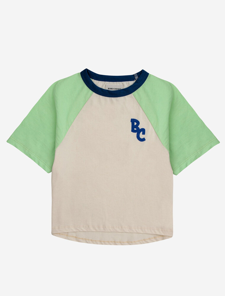 Bobo Choses BC color block raglan sleeves tshirt