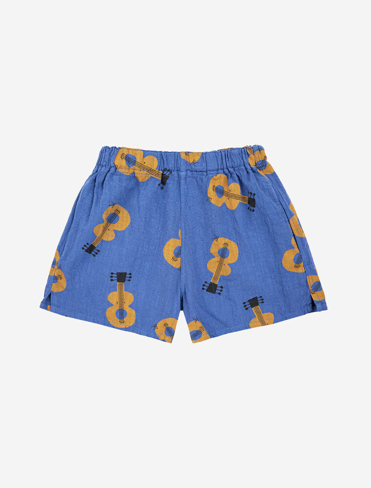 Bobo Choses acoustic guitar all over woven shorts