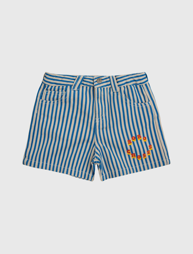 Bobo Choses bobo choses circle stripes woven shorts