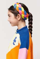 Bobo Choses multicolor braided knitted cotton headband