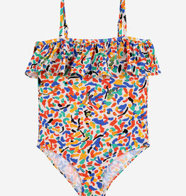 Bobo Choses confetti all over flounce swimsuit