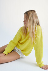 The New Society russel rib jumper blonde