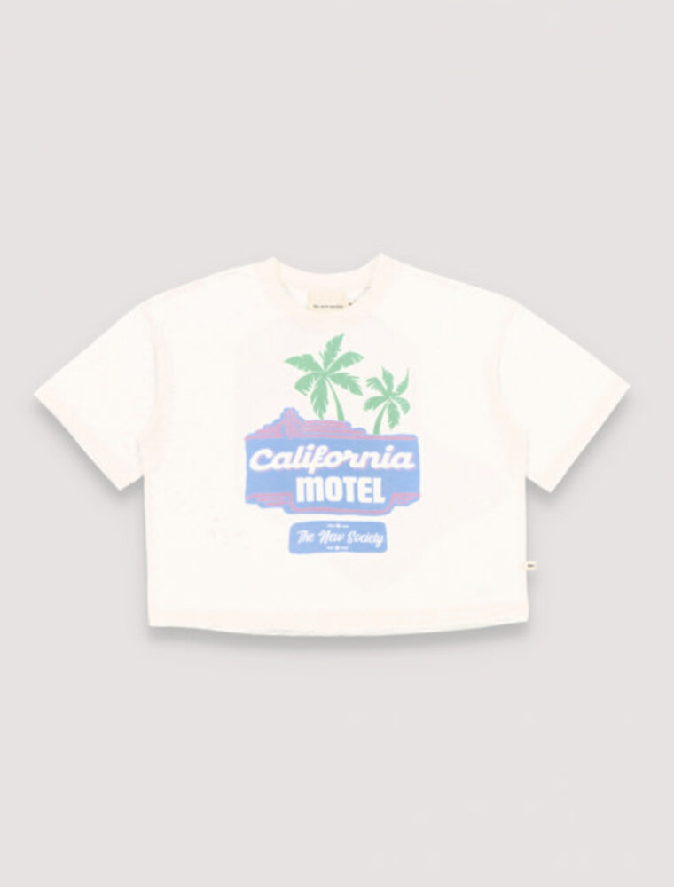 The New Society california motel tee off white