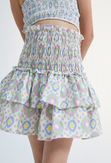 The New Society culver skirt culver print