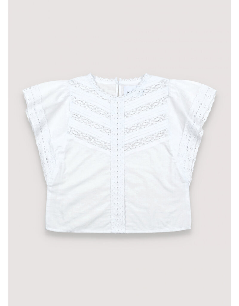 The New Society downey blouse off white