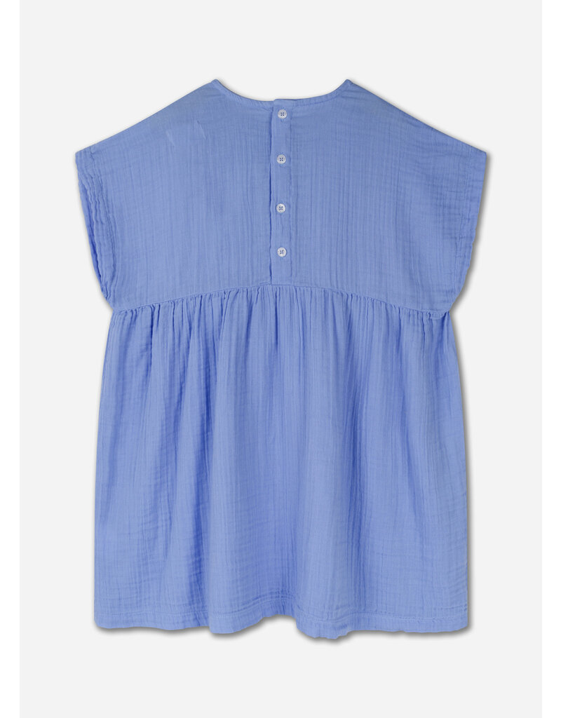 Repose woven tee dress lavender blue