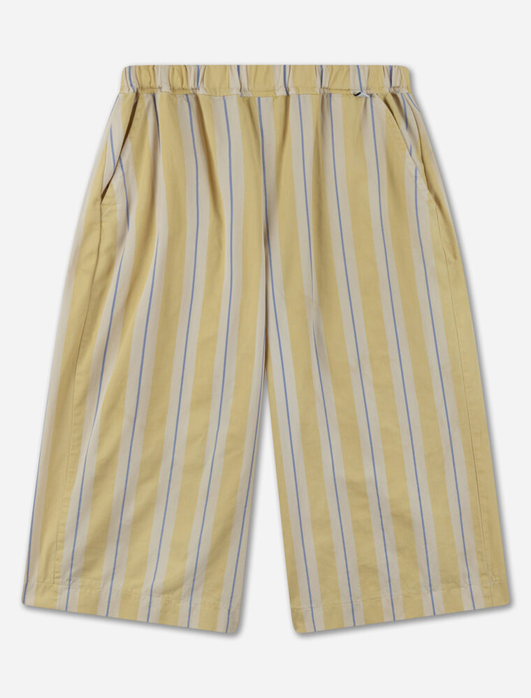 Repose straight pants sand gold stripe