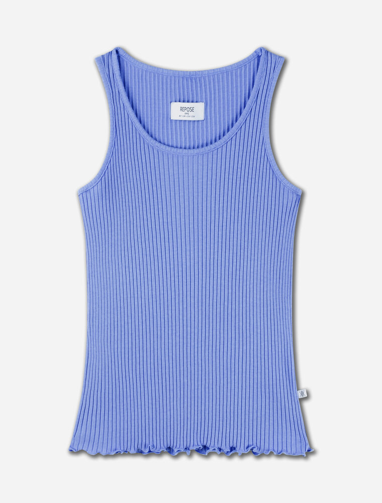 Repose slim singlet lavender blue