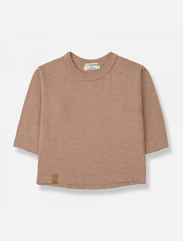 1+ In The Family donato  long sleeve shirt apricot