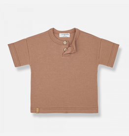 1+ In The Family nestore s sleeve henley shirt apricot